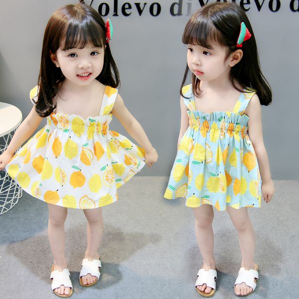new cute toddler kids girls summer fruit lemon princess dresses hat casual outfits girl summer dress, Red;yellow
new cute toddler kids girls summer fruit lemon princess dresses hat casual outfits girl summer dress, Red;yellow