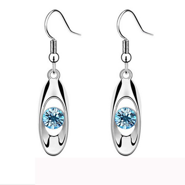 fashion creative crystal drop earring oval dangle earrings long earrings gift jewelry crystal ball long stud brincos, Silver
fashion creative crystal drop earring oval dangle earrings long earrings gift jewelry crystal ball long stud brincos, Silver