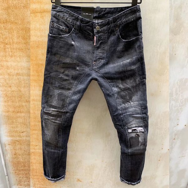 2020 men's distressed ripped skinny jeans fashion designer mens jeans slim motorcycle mens denim pants hip hop men jeans, Blue
2020 men's distressed ripped skinny jeans fashion designer mens jeans slim motorcycle mens denim pants hip hop men jeans, Blue