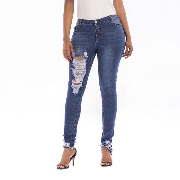 women jeans pants ladies'holes in solid colours sraight jeans pantalones vaqueros mujer damen hose #y15, Blue
women jeans pants ladies'holes in solid colours sraight jeans pantalones vaqueros mujer damen hose #y15, Blue