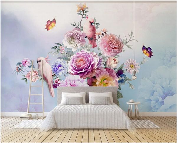 3d wallpaper custom p hand painted retro rose flower parrot tv background wall home decor wall paper for walls 3 d
3d wallpaper custom p hand painted retro rose flower parrot tv background wall home decor wall paper for walls 3 d