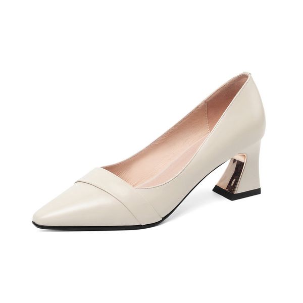 vintage single genuine leather women shoes pointed toe high heels pumps summer wedding basic shoes woman size 34-42, Black
vintage single genuine leather women shoes pointed toe high heels pumps summer wedding basic shoes woman size 34-42, Black