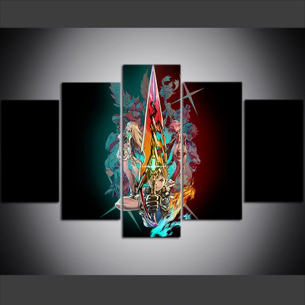 5 piece large size canvas wall art pictures creative different blade game art print oil painting for living room decor
5 piece large size canvas wall art pictures creative different blade game art print oil painting for living room decor