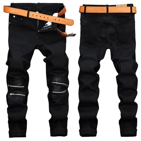 new designer men's jeans mens distressed ripped skinny jeans classic washed slim moto biker causal mens denim pants hip hop men jeans 0, Blue
new designer men's jeans mens distressed ripped skinny jeans classic washed slim moto biker causal mens denim pants hip hop men jeans 0, Blue
