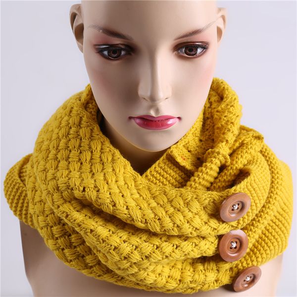 fashion winter thick warm scarf for women knitting round towel two circles 3 buttons neck gaiter neck ring shawl, Blue;gray
fashion winter thick warm scarf for women knitting round towel two circles 3 buttons neck gaiter neck ring shawl, Blue;gray
