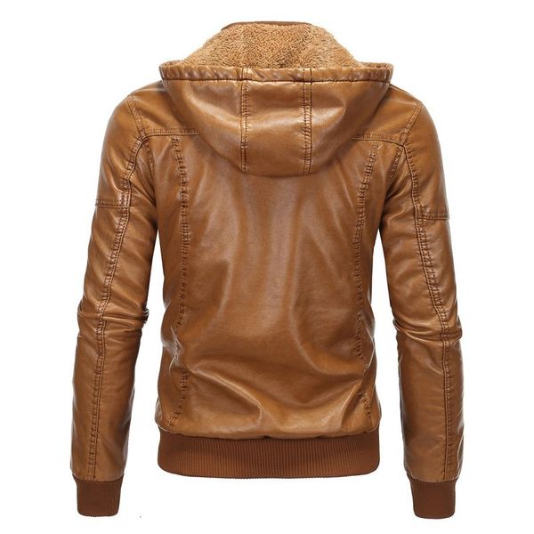 winter pu leather male jacket fur lining thick warm sheepskin coat classic motorcycle jacket jaqueta de couro masculino outwear, Black
winter pu leather male jacket fur lining thick warm sheepskin coat classic motorcycle jacket jaqueta de couro masculino outwear, Black