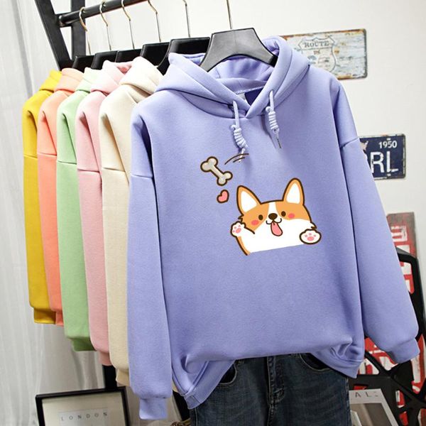 women's hoodies & sweatshirts cute hoody ladies dog print korean streetwear women autumn winter kawaii funny long sleeve casual, Black
women's hoodies & sweatshirts cute hoody ladies dog print korean streetwear women autumn winter kawaii funny long sleeve casual, Black