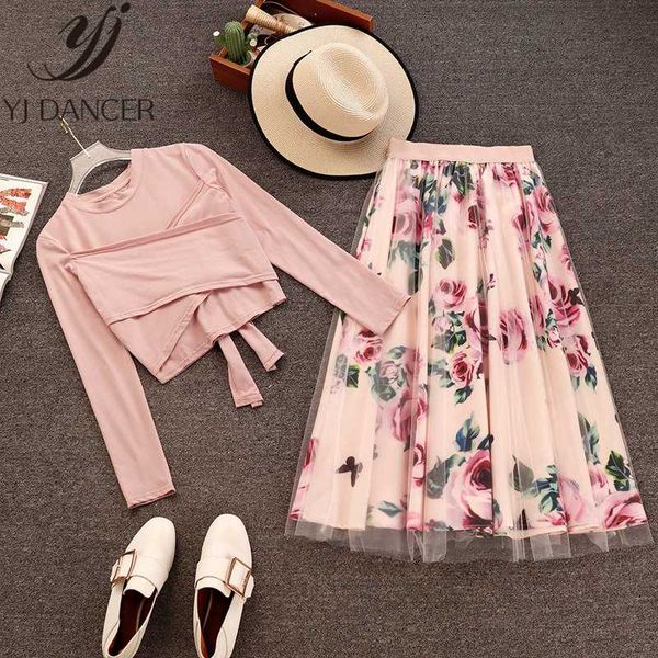 new fashion 2019 elegant pink 2 piece set for women sweet cross bow irregular cropped t-shirt + mesh floral chic yyy462, White
new fashion 2019 elegant pink 2 piece set for women sweet cross bow irregular cropped t-shirt + mesh floral chic yyy462, White