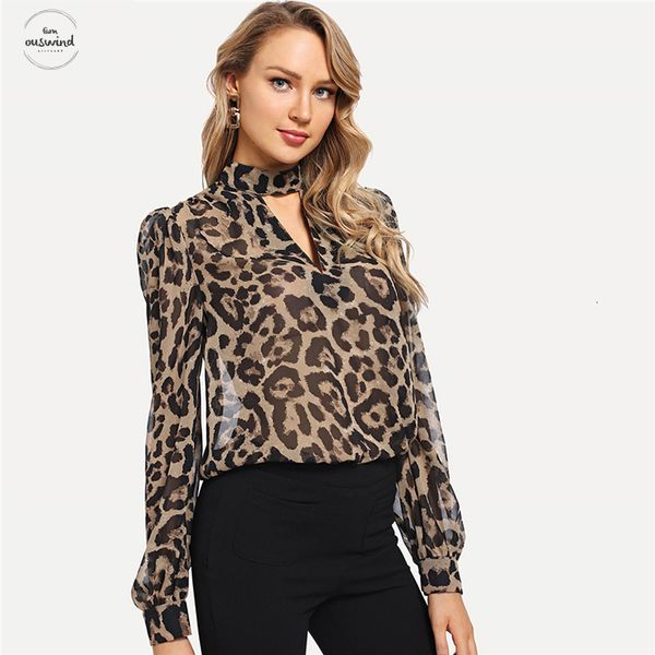 applique multicolor office lady fashion neck leopard print cut out long sleeve blouse autumn workwear choker women and blouses, White
applique multicolor office lady fashion neck leopard print cut out long sleeve blouse autumn workwear choker women and blouses, White