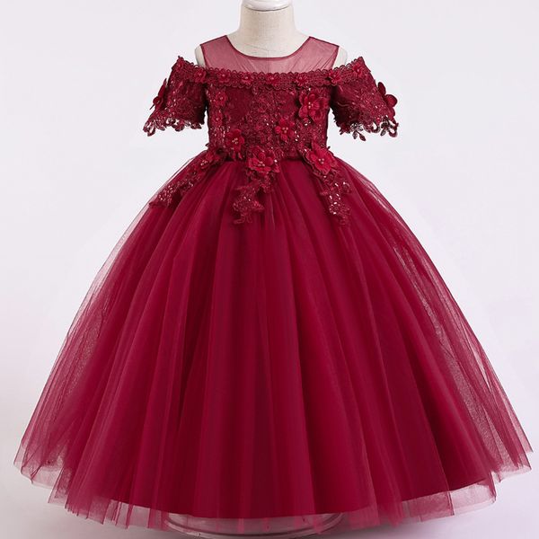 new flower girl princess dress birthday party lace dress flower children wedding formal eucharist dinner jacquard, Red;yellow
new flower girl princess dress birthday party lace dress flower children wedding formal eucharist dinner jacquard, Red;yellow