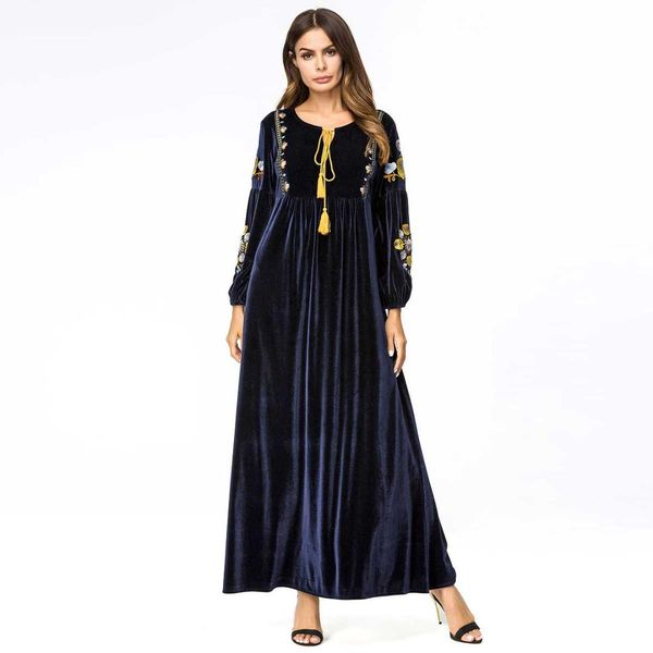 2019 winter women vestido oversized embroidery ethnic casual soft loose muslim robe plus size tassel dress female vkdr1474, Black;gray
2019 winter women vestido oversized embroidery ethnic casual soft loose muslim robe plus size tassel dress female vkdr1474, Black;gray