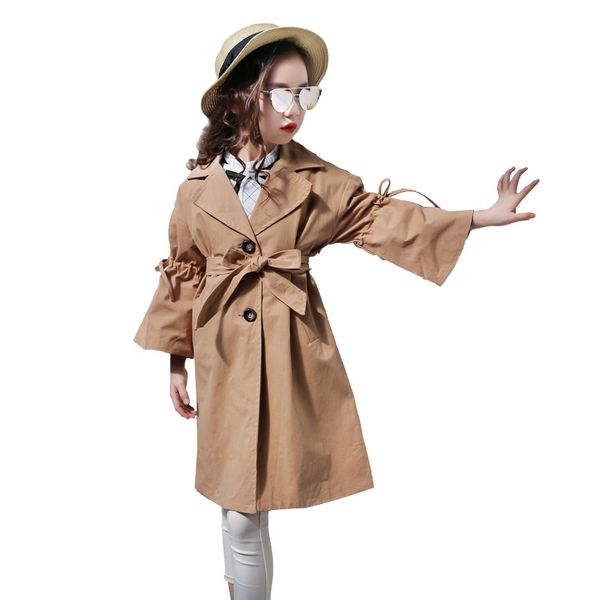 2020 girl's new trench coat, princess dress, fall fashion bow belt, mid-length casual coat baby girl coat, Blue;gray
2020 girl's new trench coat, princess dress, fall fashion bow belt, mid-length casual coat baby girl coat, Blue;gray