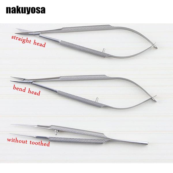 18cm ophthalmic microsurgical instruments needle holder micro scissors tweezers hand surgery three of equipment package 
18cm ophthalmic microsurgical instruments needle holder micro scissors tweezers hand surgery three of equipment package