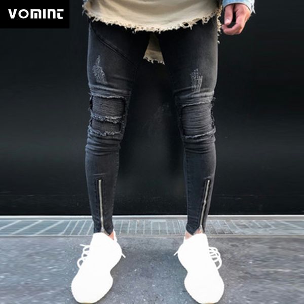 vomint новый джинсовый серый снежинка hole локомотив морщины штаны trend мужчины вышивка брюки мода дырки брюки, Blue
vomint новый джинсовый серый снежинка hole локомотив морщины штаны trend мужчины вышивка брюки мода дырки брюки, Blue