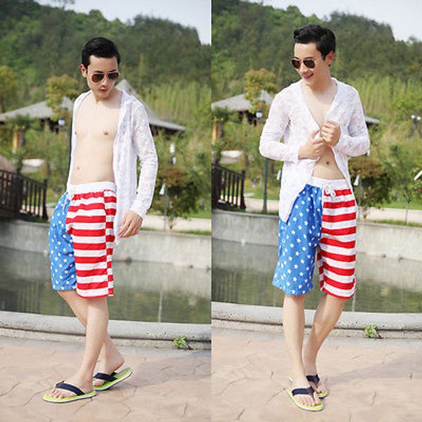 2016 summer mens casual sports capri pants shorts trousers striped cargo pants, White;black
2016 summer mens casual sports capri pants shorts trousers striped cargo pants, White;black