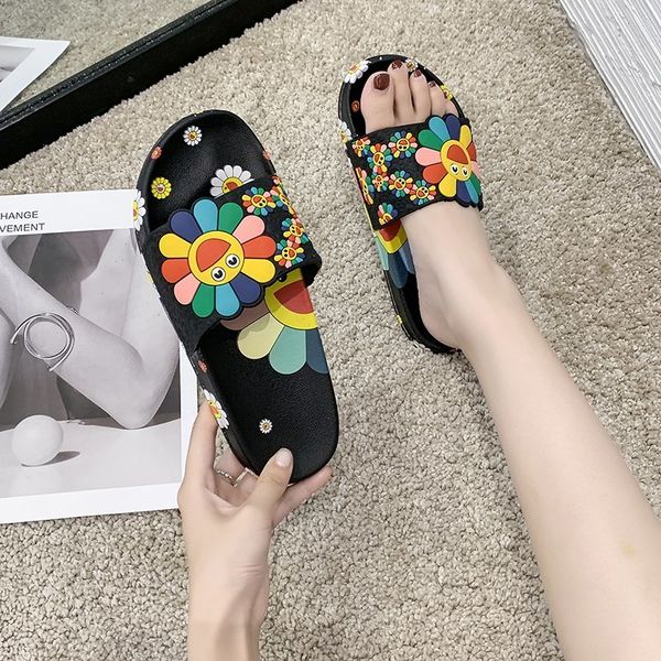 summer sunflower slippers women sunfloral slippers beach casual sandals female indoor flip flops ladies soft slides women shoes, Black
summer sunflower slippers women sunfloral slippers beach casual sandals female indoor flip flops ladies soft slides women shoes, Black