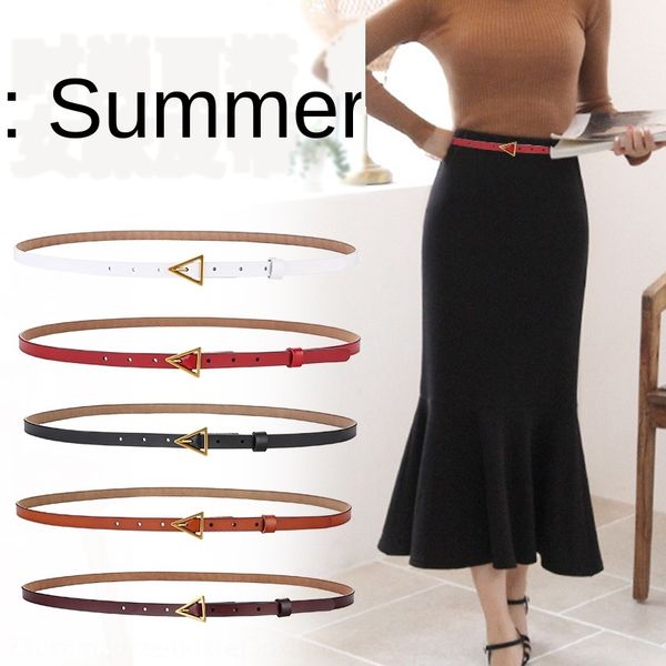 cowhide triangle pin dress pin buckle belt women's decorative leather thin belt women's dress, Black;brown
cowhide triangle pin dress pin buckle belt women's decorative leather thin belt women's dress, Black;brown