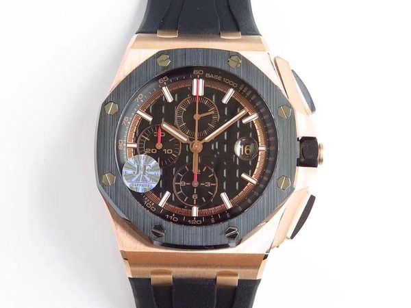 jf produced men's royal oak 26400v2 version watch. 44 mm steel shell ceramic ring material. carry cal.3126 self-winding movement wristw, Slivery;brown
jf produced men's royal oak 26400v2 version watch. 44 mm steel shell ceramic ring material. carry cal.3126 self-winding movement wristw, Slivery;brown