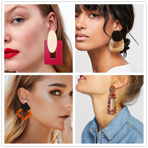acrylic earrings 2019 big statement earrings for women resin oval square geometric drop dangle earrings bohemian jewelry gift, Silver
acrylic earrings 2019 big statement earrings for women resin oval square geometric drop dangle earrings bohemian jewelry gift, Silver