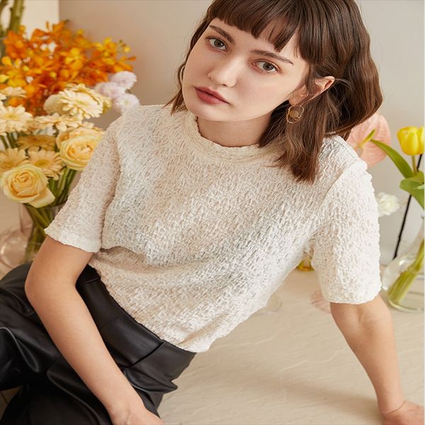 2020 design sense niche all-match short sleeve round neck slim female 2020 t-shirt sense niche all-match short sleeve round n, White
2020 design sense niche all-match short sleeve round neck slim female 2020 t-shirt sense niche all-match short sleeve round n, White
