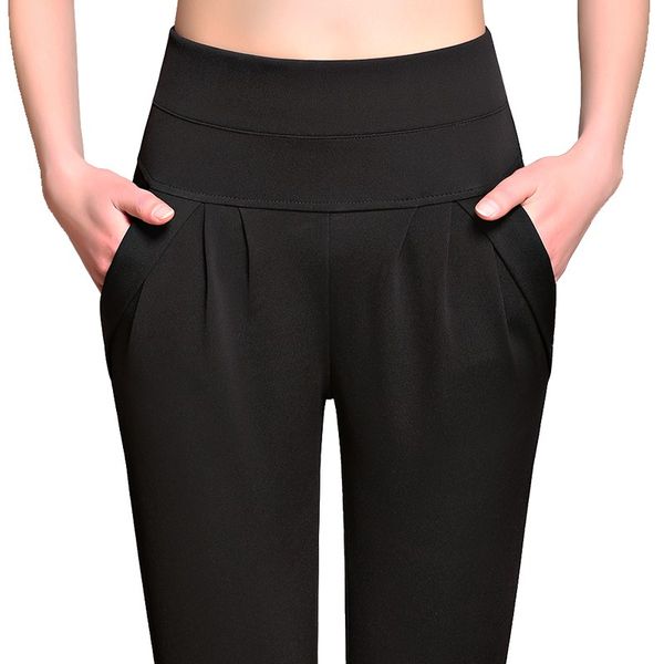 2018 summer korean female classic high elastic waist women legging fashion slim solid color ankle-length pants plus size 6xl, Black
2018 summer korean female classic high elastic waist women legging fashion slim solid color ankle-length pants plus size 6xl, Black