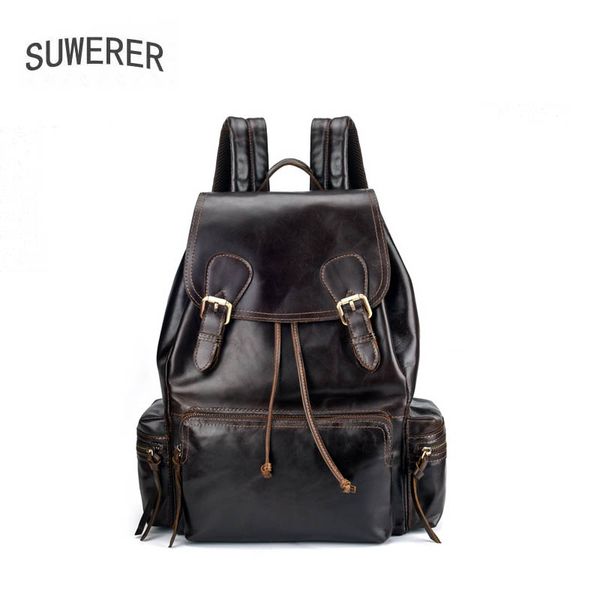 suwerer women genuine leather bags real cowhide leather backpack fashion casual retro soft casual men and women backpack
suwerer women genuine leather bags real cowhide leather backpack fashion casual retro soft casual men and women backpack