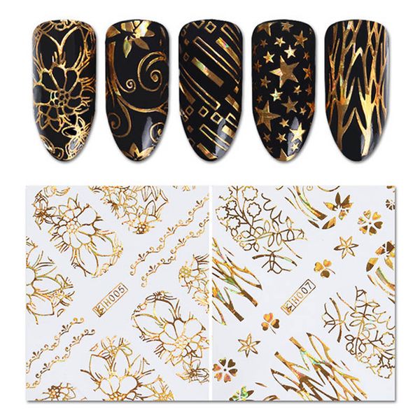 8 pcs nail stickers 3d nail art sticker decal manicure glitter decor for nails accessories js11, Black
8 pcs nail stickers 3d nail art sticker decal manicure glitter decor for nails accessories js11, Black
