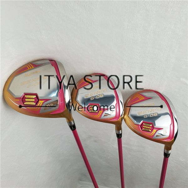 pink golf set женщины в гольф набор бер s-06 4 star клуб привода + 3 / 5wood графитового вал l с головкой клюшки бесплатной доставкой
pink golf set женщины в гольф набор бер s-06 4 star клуб привода + 3 / 5wood графитового вал l с головкой клюшки бесплатной доставкой