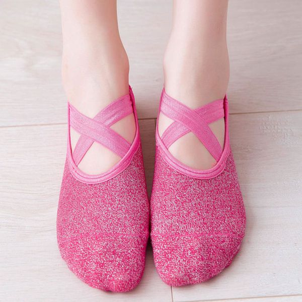 new women crossover strap yoga socks gym dance sports exercise pilates sox breathable anti slip socks, Black
new women crossover strap yoga socks gym dance sports exercise pilates sox breathable anti slip socks, Black
