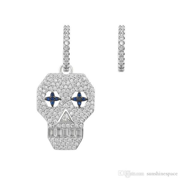 new statement earrings women fashion cute skull drop earrings jewelry dangle earrings zircon asymmetry, Silver
new statement earrings women fashion cute skull drop earrings jewelry dangle earrings zircon asymmetry, Silver