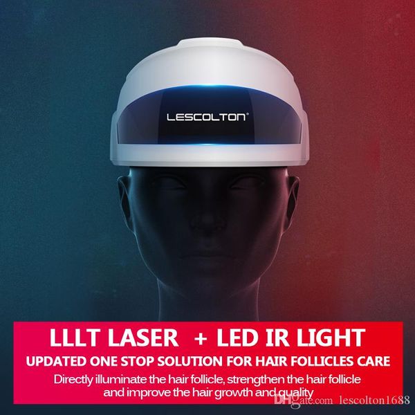 New 2020 Upgrate Laser Therapy Hair Regrow Laser Helmet 650nm Medical Diodes Treatment Fast Growth Anti Hair Loss Cap Hair Regrowth Machine