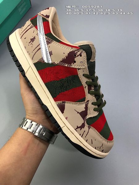 new sb zoom dunk low pro freddy krueger casual running shoes for men women dunks skateboarding shoes fashion designer sports sneakers 36-45
new sb zoom dunk low pro freddy krueger casual running shoes for men women dunks skateboarding shoes fashion designer sports sneakers 36-45