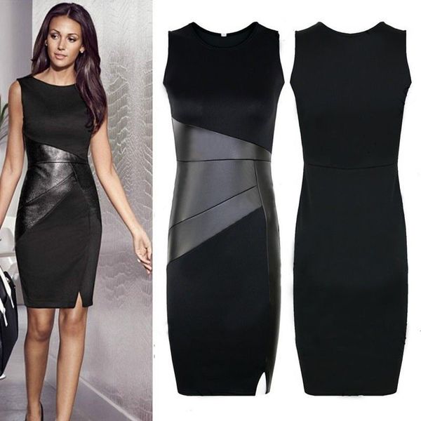 плюс размер xxl sexy slim pencil dress женщины без рукавов молния черная сетка элегантные дамы искусственная кожа лоскутное платье оболочка, White;black
плюс размер xxl sexy slim pencil dress женщины без рукавов молния черная сетка элегантные дамы искусственная кожа лоскутное платье оболочка, White;black