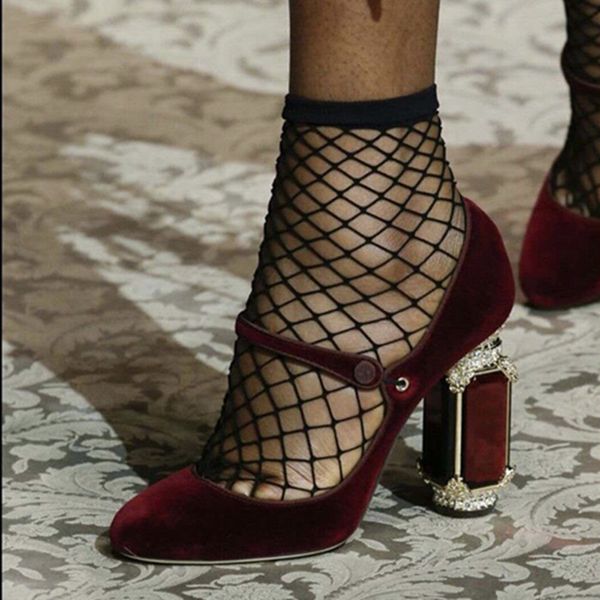 real p crystal glass high heel woman buckle shoes diamonds velvet leather colorful glass light chunky heel woman shoes, Black;white
real p crystal glass high heel woman buckle shoes diamonds velvet leather colorful glass light chunky heel woman shoes, Black;white