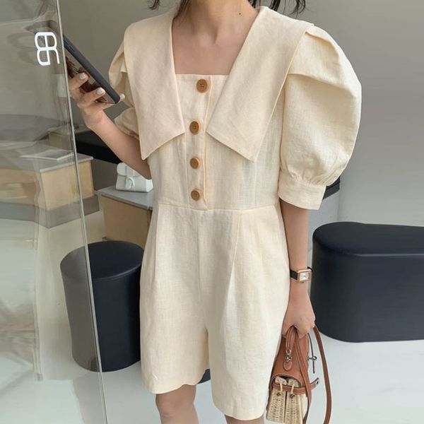 puff sleeve summer jumpsuits women high waistbutton square neck casual korean elegant rompers womens jumpsuit overalls, Black;white
puff sleeve summer jumpsuits women high waistbutton square neck casual korean elegant rompers womens jumpsuit overalls, Black;white