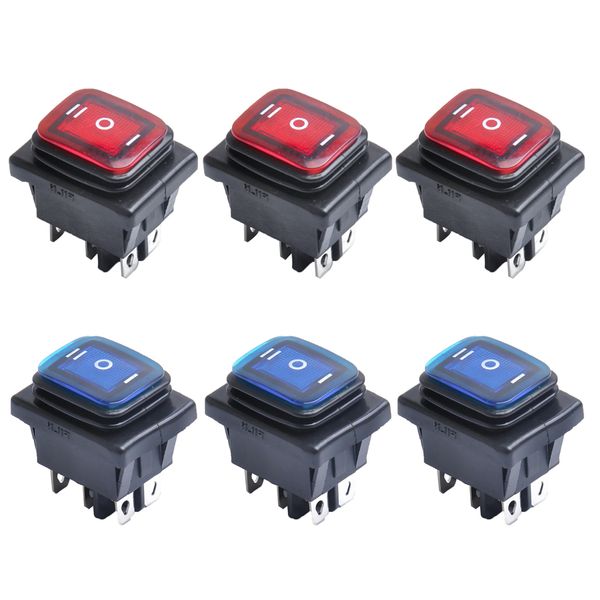 6 pcs. 6pin car boat rocker switch toggle switch 3 position switch, water resistant, dustproof
6 pcs. 6pin car boat rocker switch toggle switch 3 position switch, water resistant, dustproof