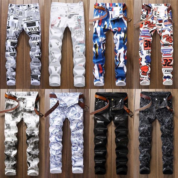 20 mens skinny jeans casual slim biker jeans denim knee hole hiphop ripped pants washed 29-38, Blue
20 mens skinny jeans casual slim biker jeans denim knee hole hiphop ripped pants washed 29-38, Blue