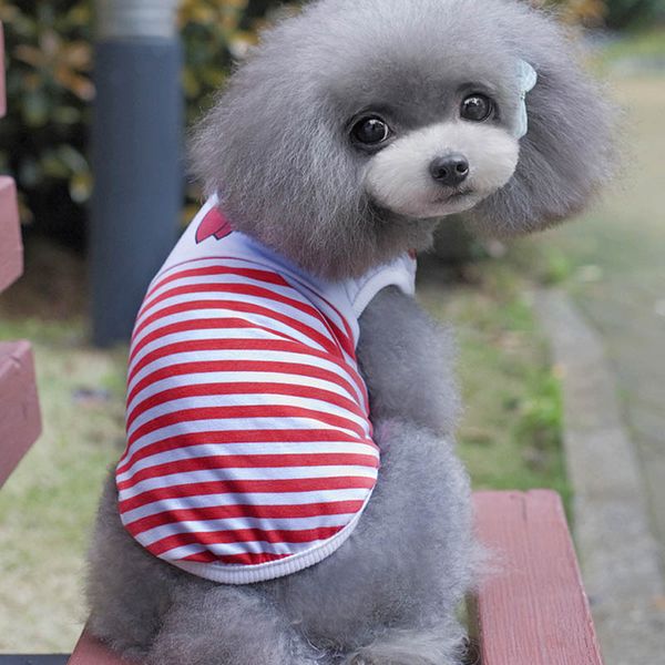 летний pet одежда собак жилет navy stripe cotton щенок собаки casual tee рубашки xs-xl tb продажа
летний pet одежда собак жилет navy stripe cotton щенок собаки casual tee рубашки xs-xl tb продажа