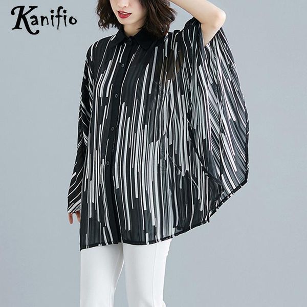 kanifio plus size women fashion striped print summer blouse shirts ladies casual tees shirts female tunics blusas 6xl 5xl, White
kanifio plus size women fashion striped print summer blouse shirts ladies casual tees shirts female tunics blusas 6xl 5xl, White