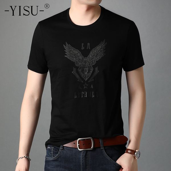 yisu men casual 100% cotton short sleeve o-neck t-shirt wings pattern printed t-shirt casual for men, White;black
yisu men casual 100% cotton short sleeve o-neck t-shirt wings pattern printed t-shirt casual for men, White;black