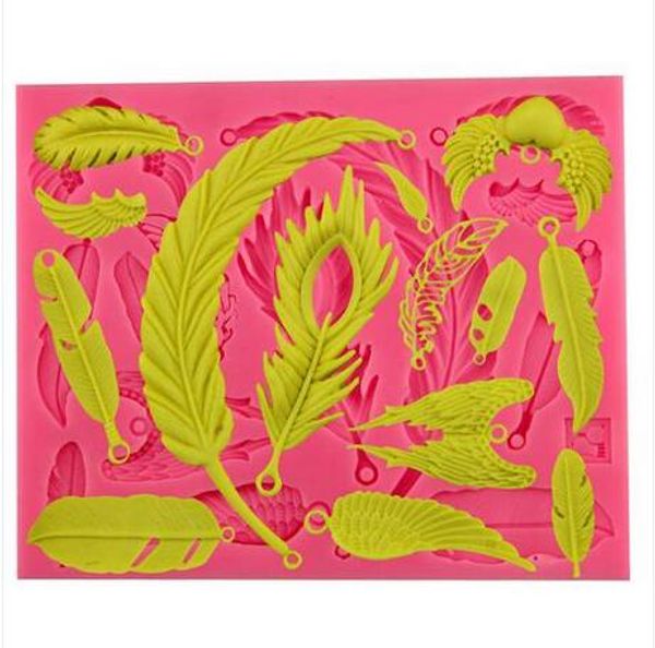2019 wholesales feather design collections fondant cake mold fashion silicone bake tools
2019 wholesales feather design collections fondant cake mold fashion silicone bake tools