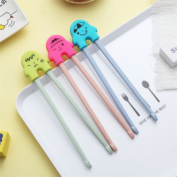food grade wheat straw and plastic baby chopsticks training chopsticks learning chopsticks with cartoon silicone end
food grade wheat straw and plastic baby chopsticks training chopsticks learning chopsticks with cartoon silicone end