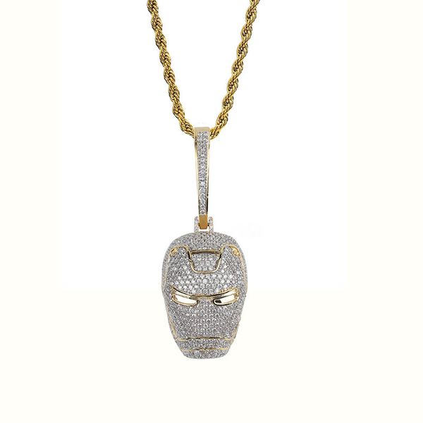 famous character mask necklace & pendant iced out full cz men's necklace hip hop jewelry statement gifts, Silver
famous character mask necklace & pendant iced out full cz men's necklace hip hop jewelry statement gifts, Silver