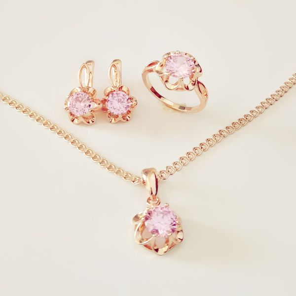 wedding jewelry sets trendy pink stone cubic zircon jewelry set 2019 new fashion necklace/earring/ring sets for women, Silver
wedding jewelry sets trendy pink stone cubic zircon jewelry set 2019 new fashion necklace/earring/ring sets for women, Silver