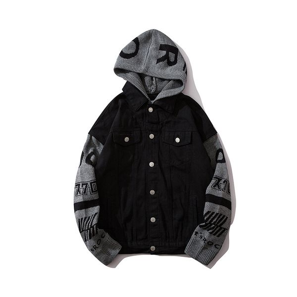 men's jackets mens black fashion loose autumn stand collar knit hooded stitching jacket street clothing m-xxl, Black;brown
men's jackets mens black fashion loose autumn stand collar knit hooded stitching jacket street clothing m-xxl, Black;brown