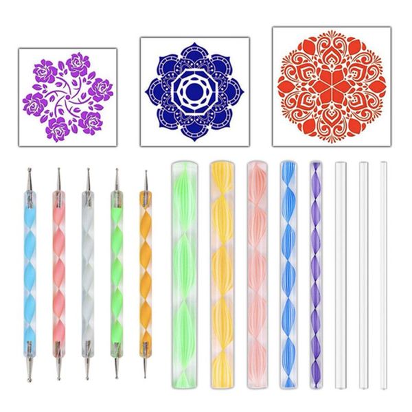 16pcs canvas mandala stencil diy pen drafting for rocks drawing painting nail art dotting tools set pottery kids crafts
16pcs canvas mandala stencil diy pen drafting for rocks drawing painting nail art dotting tools set pottery kids crafts