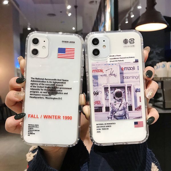 ины модный бренд us astronaut телефон чехол для iphone 11 pro x xs max хг 7 8 6 s plus роскошный ярлык clear мягкий силиконовый чехол 
ины модный бренд us astronaut телефон чехол для iphone 11 pro x xs max хг 7 8 6 s plus роскошный ярлык clear мягкий силиконовый чехол
