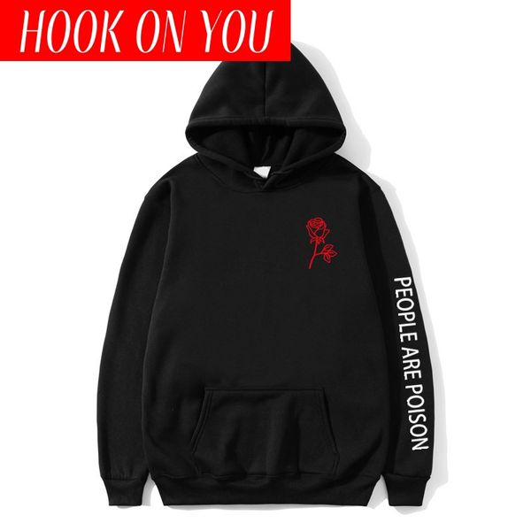 new fashion 2019 autumn winter latest harajuku poison rose print hoodies men women hip hop streetwear clothing, Black
new fashion 2019 autumn winter latest harajuku poison rose print hoodies men women hip hop streetwear clothing, Black
