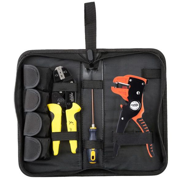 4 in 1 wire stripper crimper kit stripping crimping tool self-adjustable ratcheting cable cutting terminals pliers kit 
4 in 1 wire stripper crimper kit stripping crimping tool self-adjustable ratcheting cable cutting terminals pliers kit