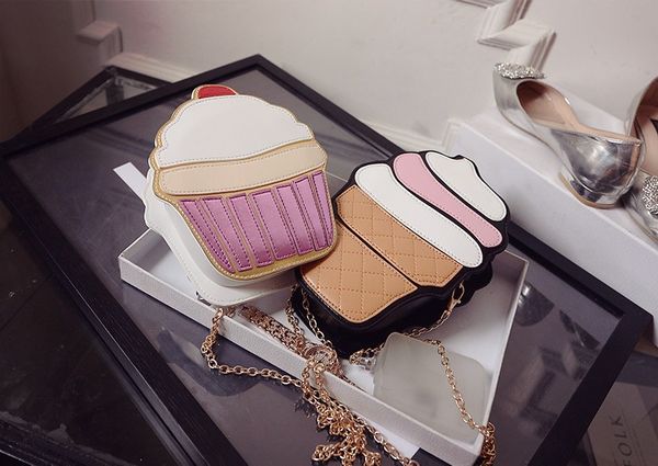 womem ice cream bag pu leather cute messenger bags candy colours small size female chain handbags cake bag 3d laser diamond
womem ice cream bag pu leather cute messenger bags candy colours small size female chain handbags cake bag 3d laser diamond